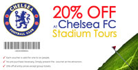 Chelsea Football Club Tour 20% off